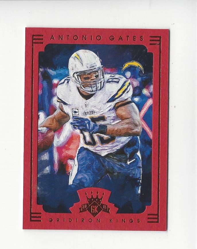 2015 Gridiron Kings Framed Red #31 Antonio Gates