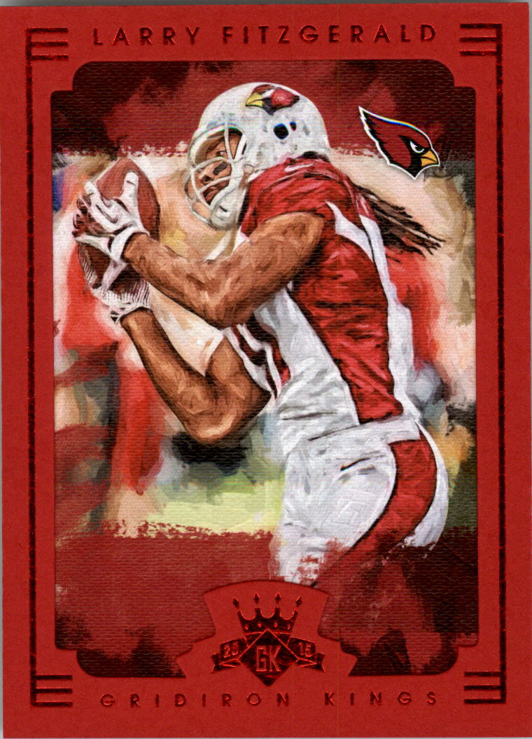 2015 Gridiron Kings Framed Red #49 Larry Fitzgerald