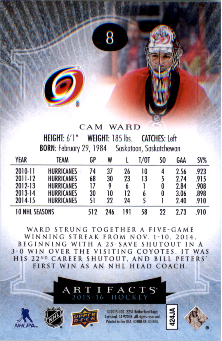 2015-16 Artifacts Hockey Card Pick (Base)