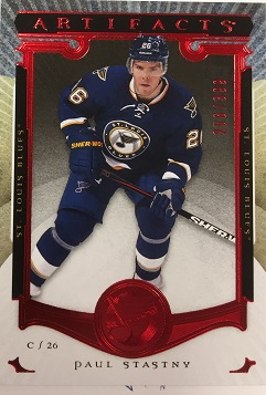 2015-16 Artifacts Ruby #34 Paul Stastny
