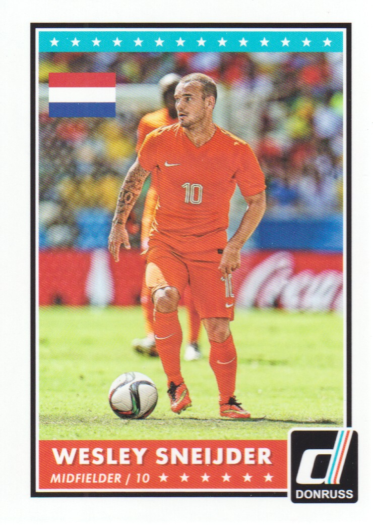 2015 Donruss #36B Wesley Sneijder SP/Netherlands