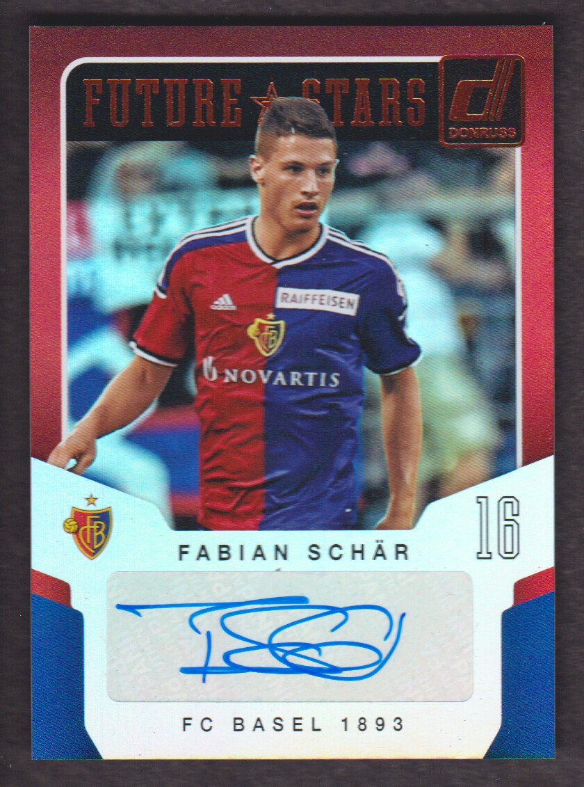 2015 Donruss Future Stars Signatures #4 Fabian Schar