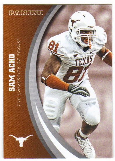 2015 panini university of texas longhorns #47 sam acho