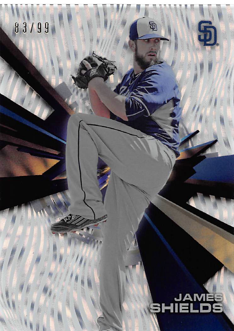 2015 Topps High Tek Confetti Diffractor #HTJSS James Shields
