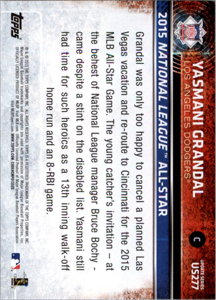 2015 Topps Update Baseball Card Pick (Inserts) - Picture 79 of 163