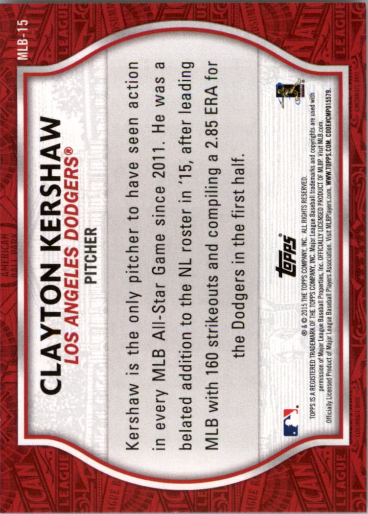 2015 Topps Update Baseball Card Pick (Inserts) - Picture 7 of 163