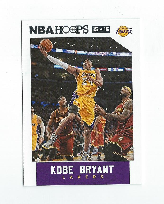 2015-16 Hoops #172 Kobe Bryant