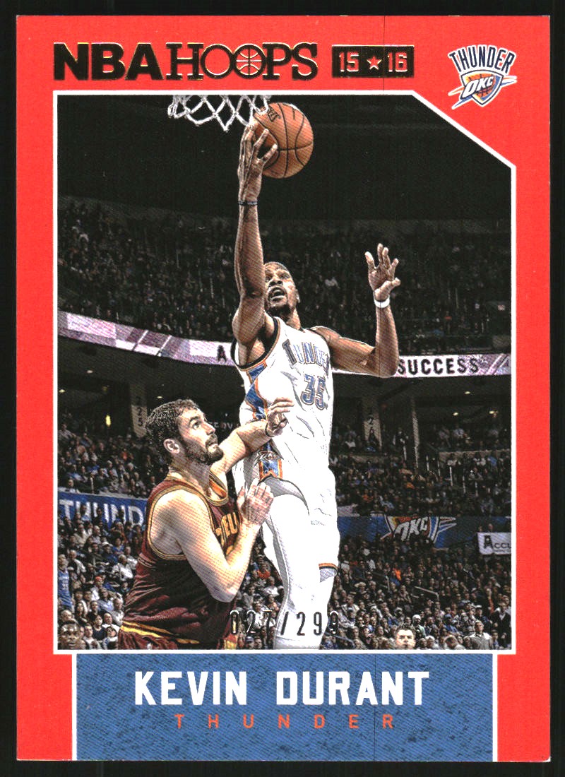 2015-16 Hoops Red #92 Kevin Durant