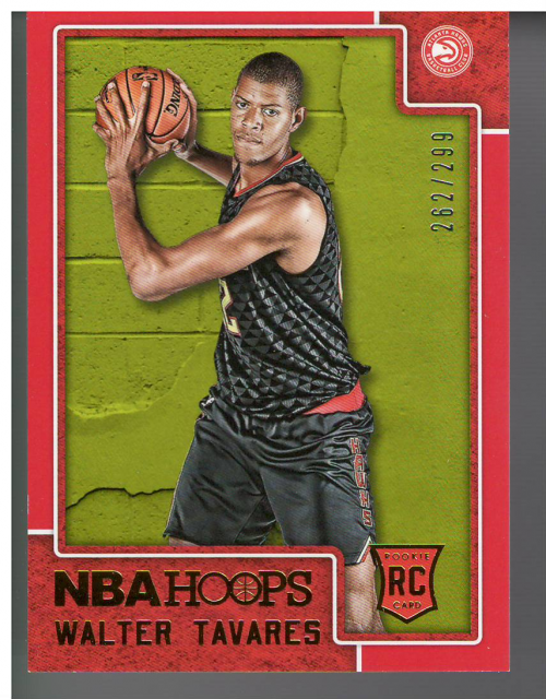 2015-16 Hoops Red #262 Walter Tavares