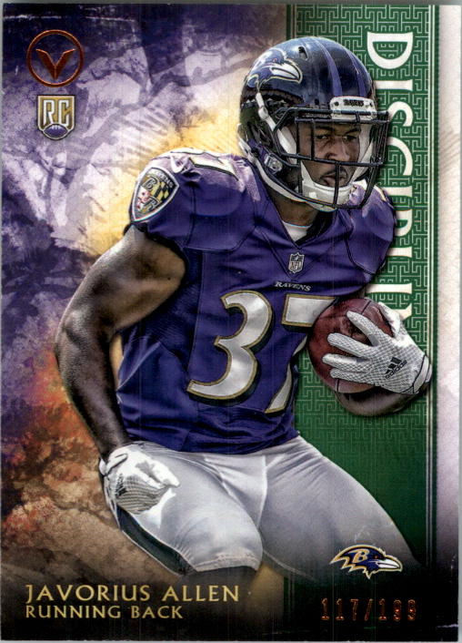 2015 Topps Valor Discipline 48 Javorius Allen NMMT