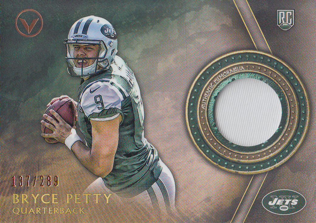 2015 Topps Valor Patches #VPBPE Bryce Petty