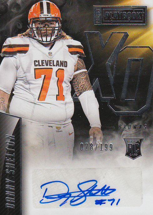 2015 Panini Playbook Rookie X's and O's Signatures #6 Danny Shelton
