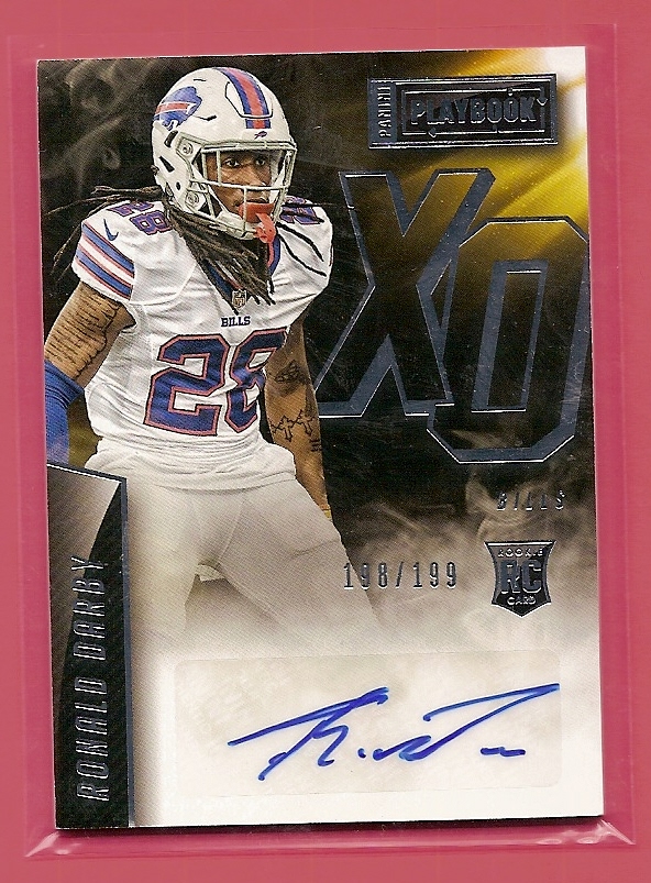2015 Panini Playbook Rookie X's and O's Signatures #25 Ronald Darby