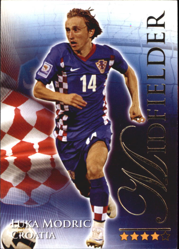 Luka Modric Signed Croatia National Team Jersey On Front (Beckett)