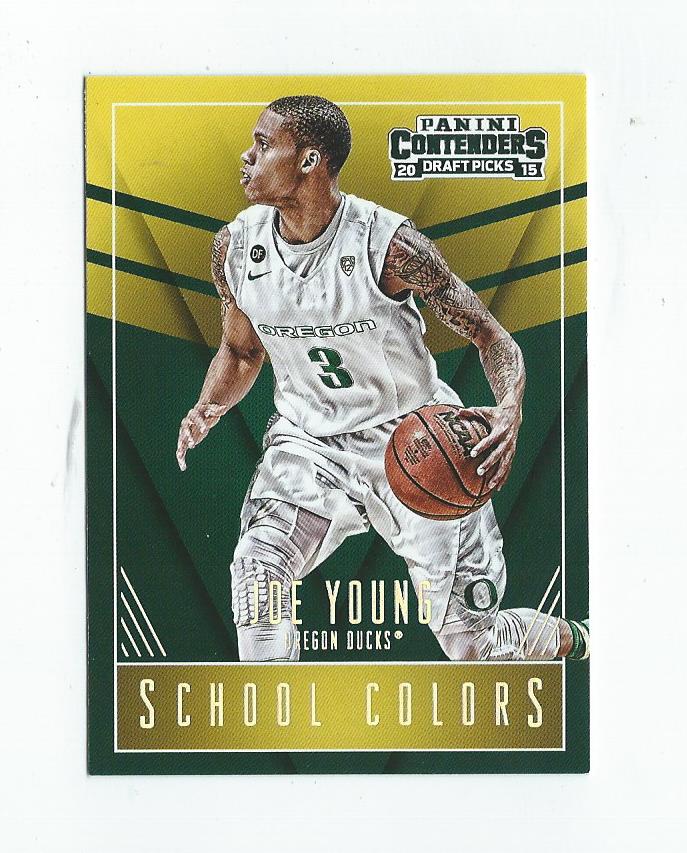 2015-16 Contenders Draft Basketball School Colors Insert Singles - You Choose - Picture 23 of 54