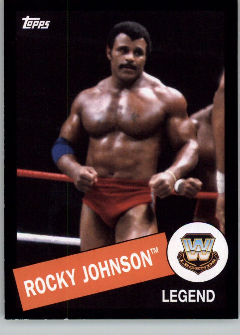 2015 Topps Heritage WWE Black #39 Rocky Johnson