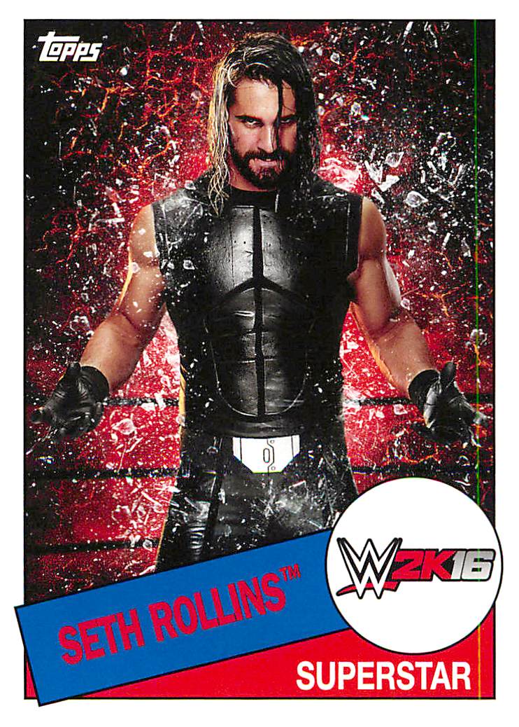 2015 Topps Heritage WWE 2K16 #7 Seth Rollins