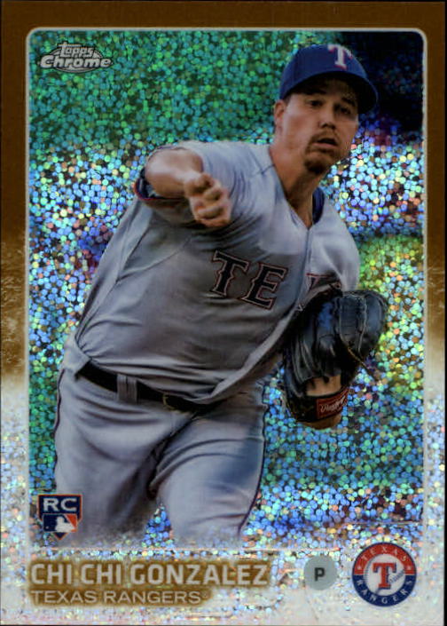 2015 Topps Update Chrome Gold Refractors #US102 Chi Chi Gonzalez