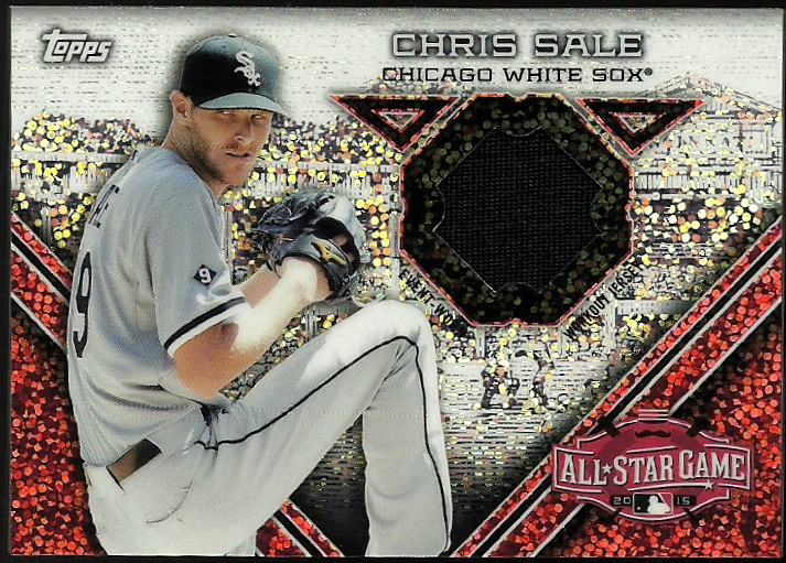 2015 Topps Update Chrome All Star Stiches #ASCRCS Chris Sale