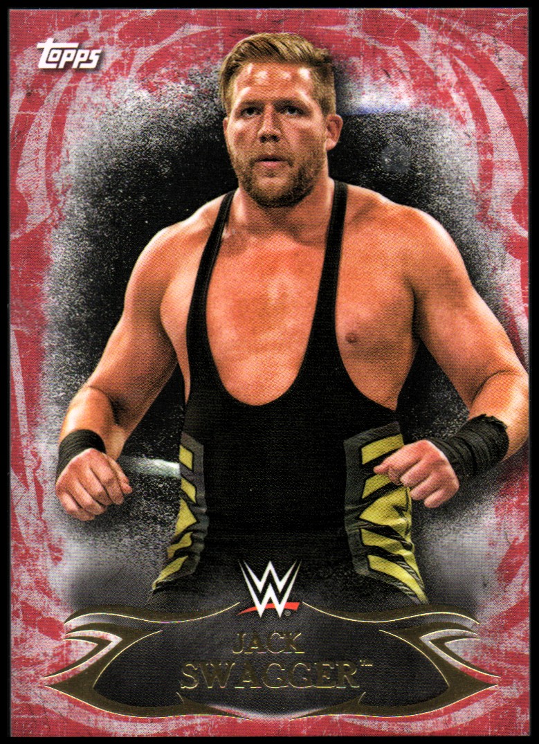 2015 Topps WWE Undisputed Red #67 Jack Swagger