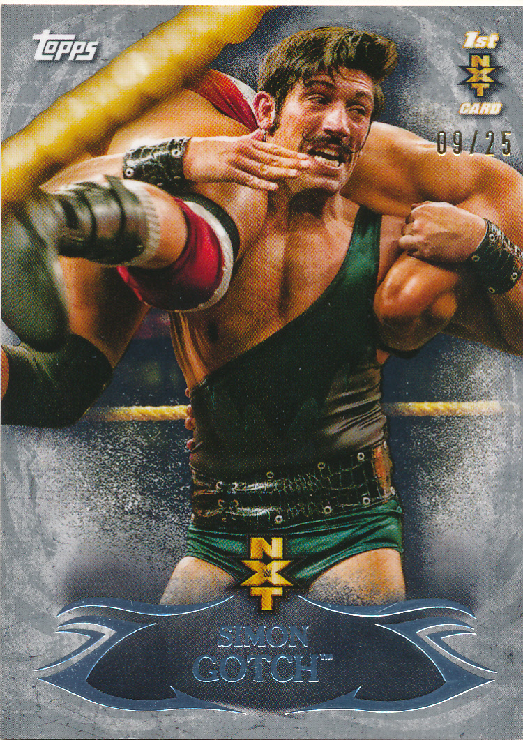 2015 Topps WWE Undisputed NXT Prospects Silver #NXT22 Simon Gotch
