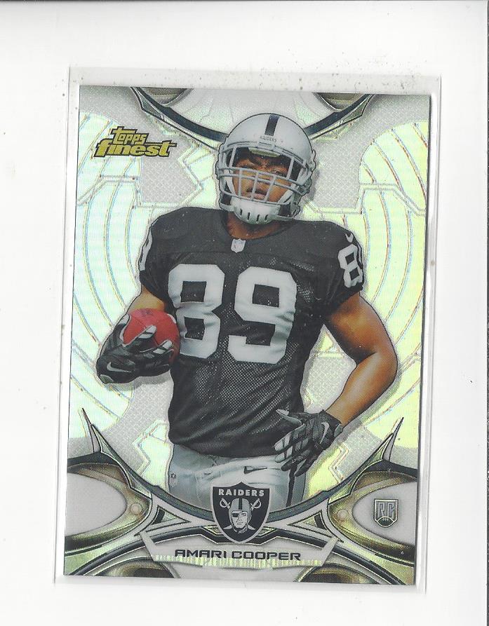 2015 Finest Refractors #45 Amari Cooper