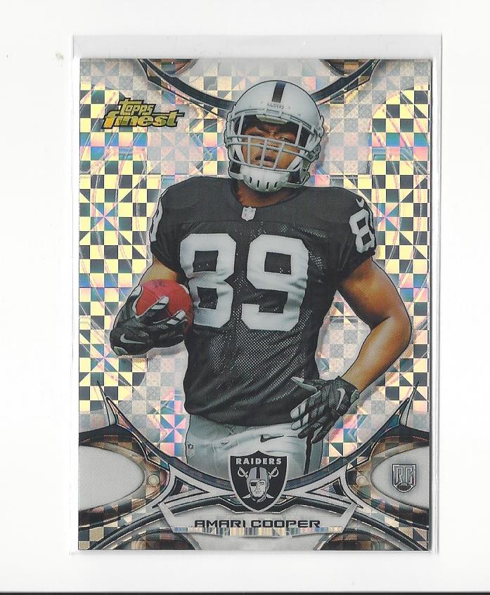 2015 Finest Xfractors #45 Amari Cooper