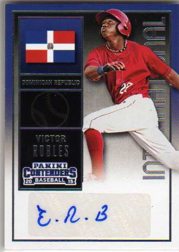 2015 Panini Contenders International Ticket Autographs #30 Victor Robles