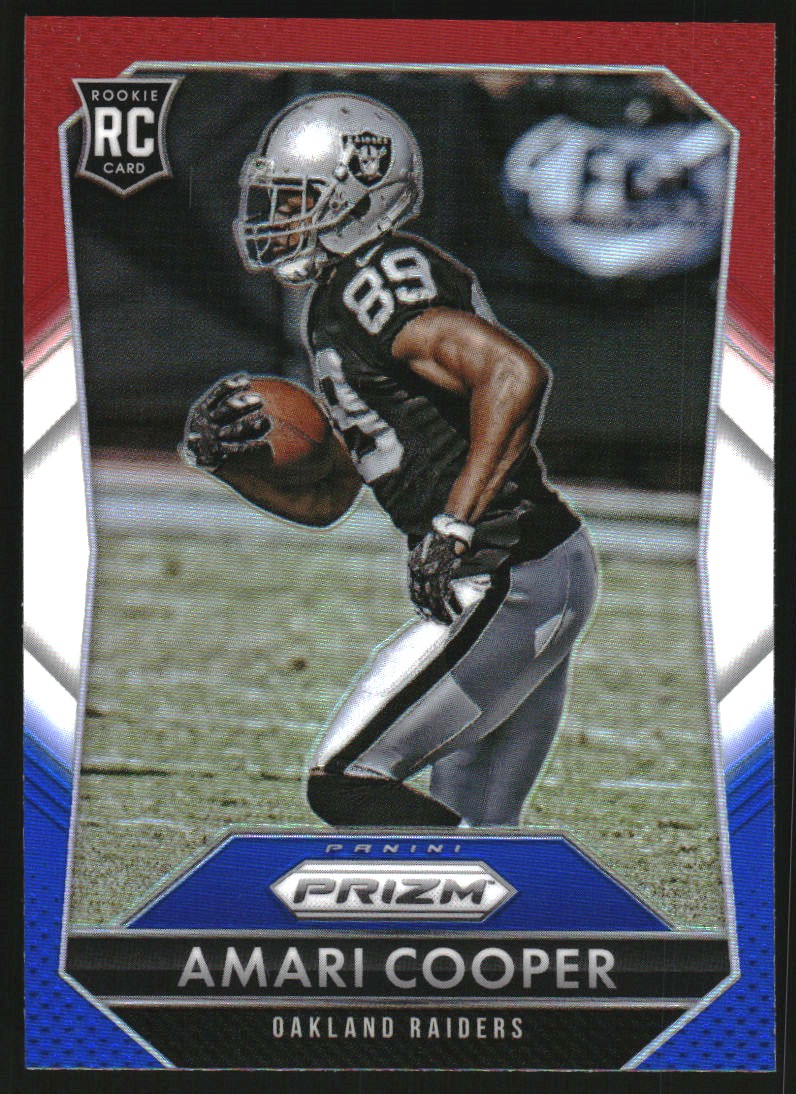 2015 Panini Prizm Prizms Red White and Blue #201 Amari Cooper