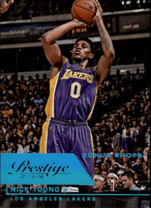 2015-16 Prestige Bonus Shots Blue #159 Nick Young