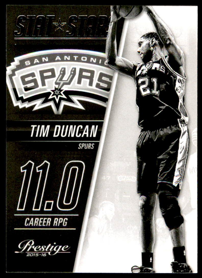 2015-16 Prestige Stat Stars #3 Tim Duncan