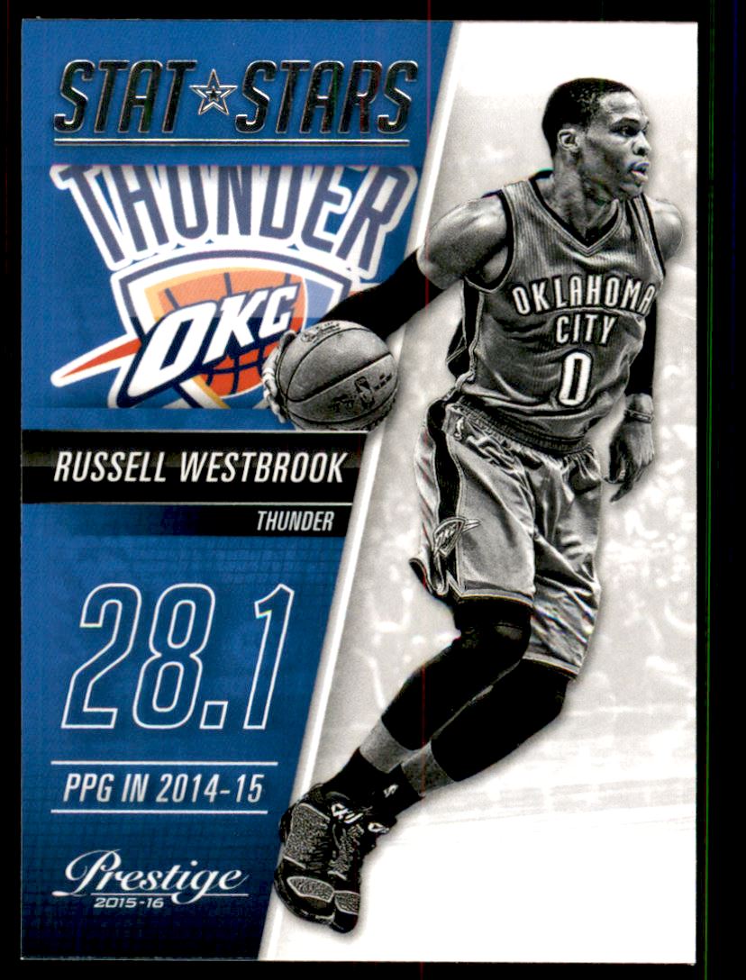 2015-16 Prestige Stat Stars #7 Russell Westbrook