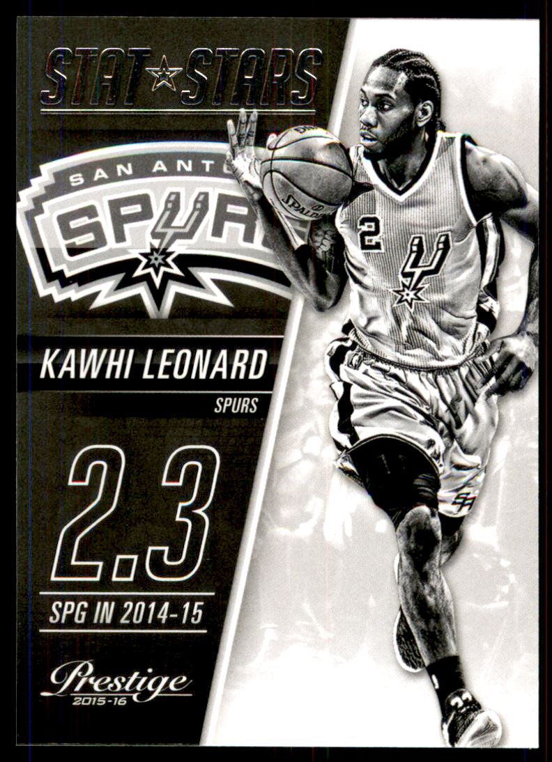 2015-16 Prestige Stat Stars #10 Kawhi Leonard