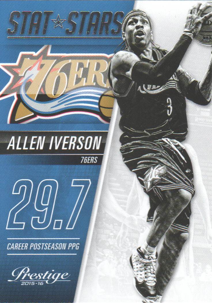 2015-16 Prestige Stat Stars #13 Allen Iverson