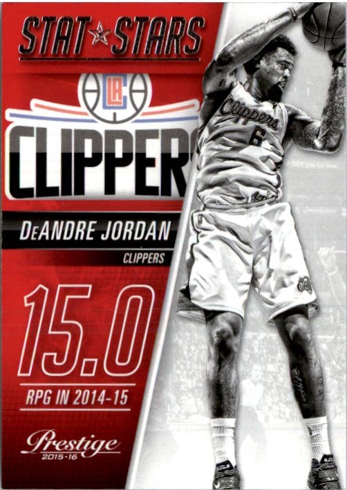 2015-16 Prestige Stat Stars #16 DeAndre Jordan