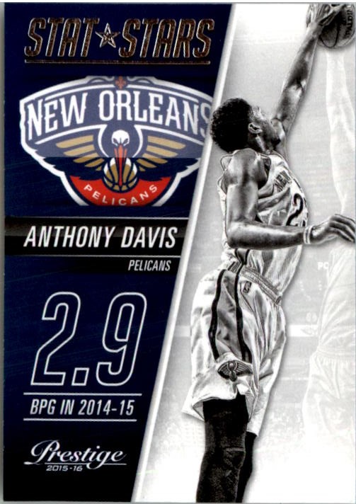2015-16 Prestige Stat Stars #20 Anthony Davis
