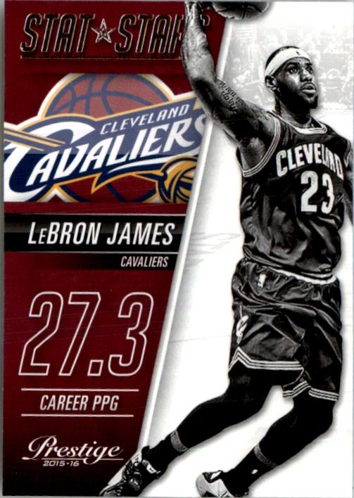 2015-16 Prestige Stat Stars #24 LeBron James
