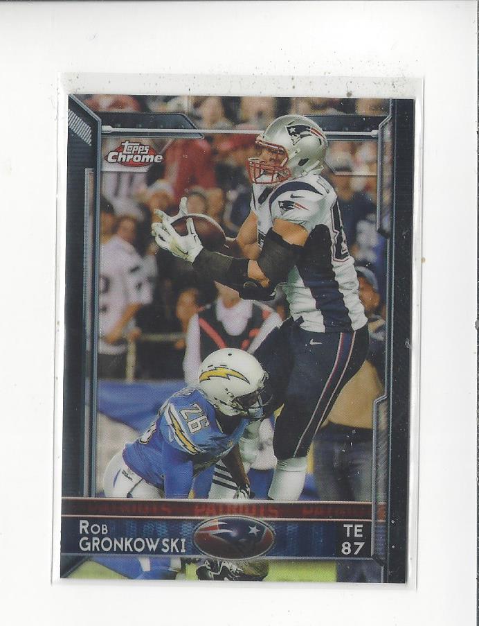 2015 Topps Chrome #10 Rob Gronkowski