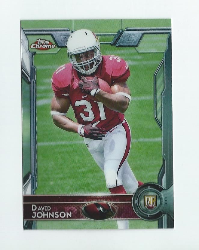 2015 Topps Chrome #177 David Johnson RC