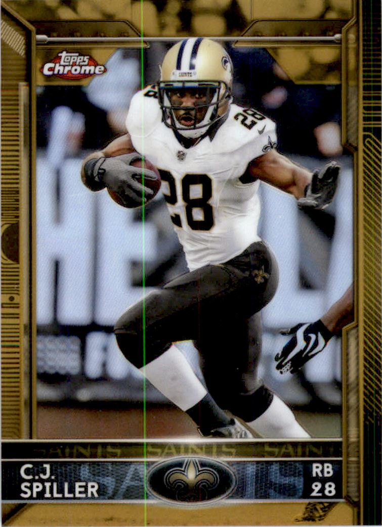 2015 Topps Chrome Gold Refractors #78 C.J. Spiller