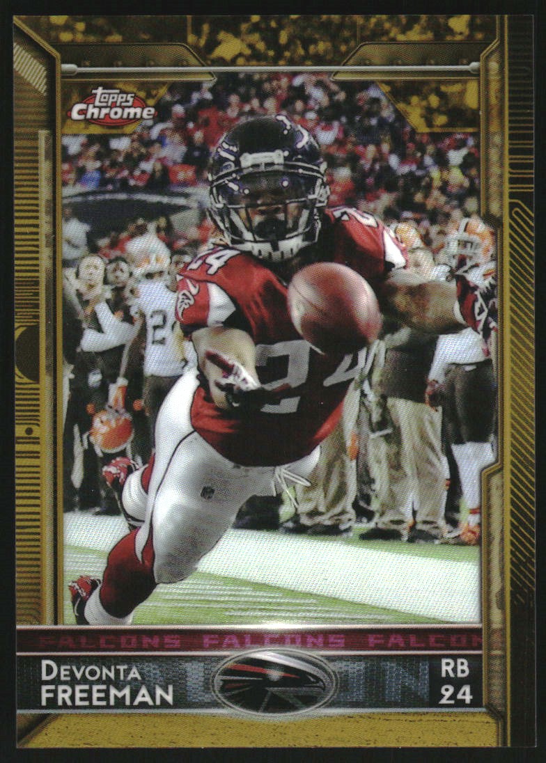2015 Topps Chrome Gold Refractors #94 Devonta Freeman