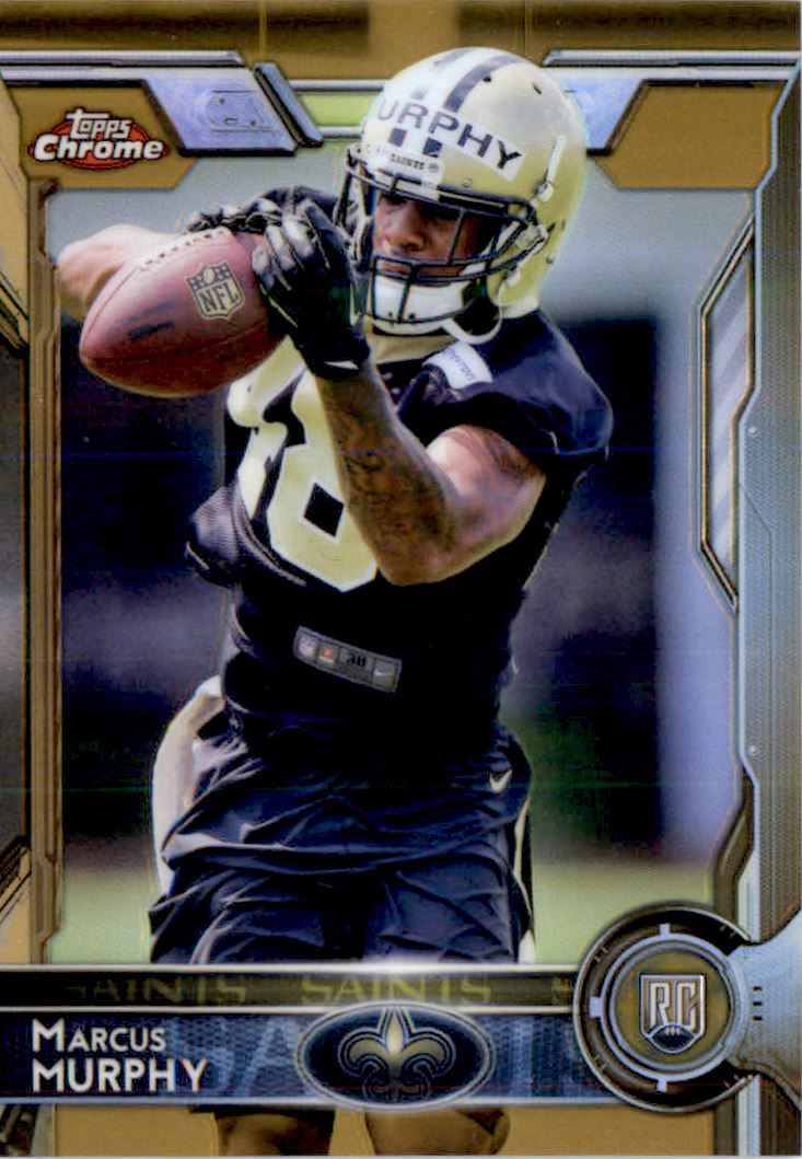 2015 Topps Chrome Gold Refractors #143 Marcus Murphy