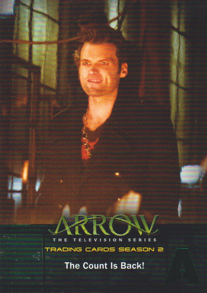 2015 Cryptozoic Arrow Season Two Green Foil #19 The Count Is Back!