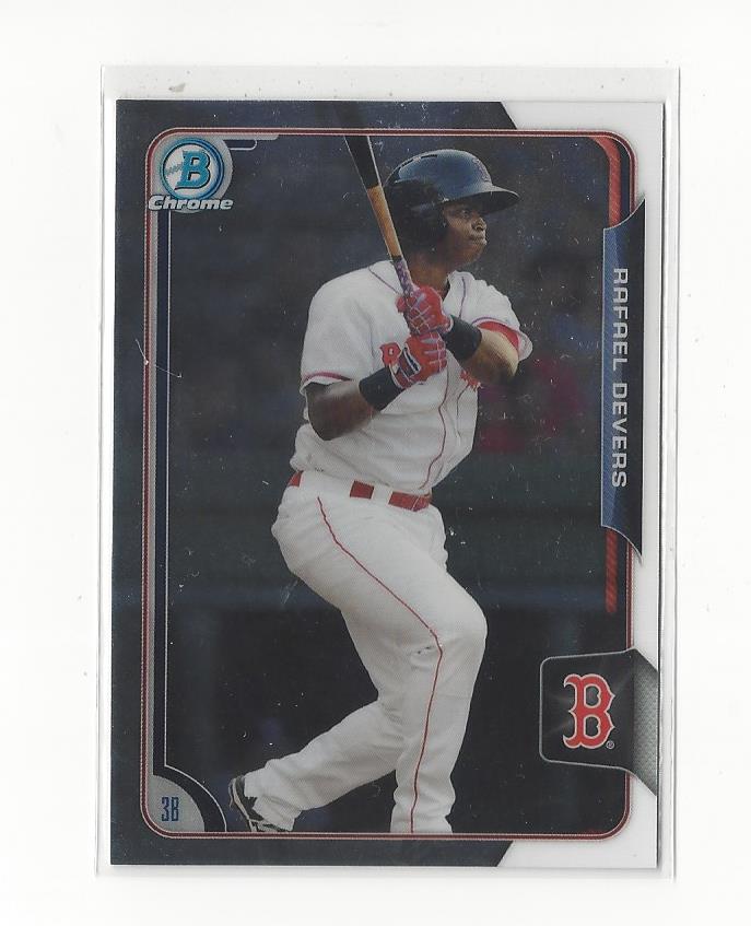 2015 Bowman Chrome Draft #106 Rafael Devers