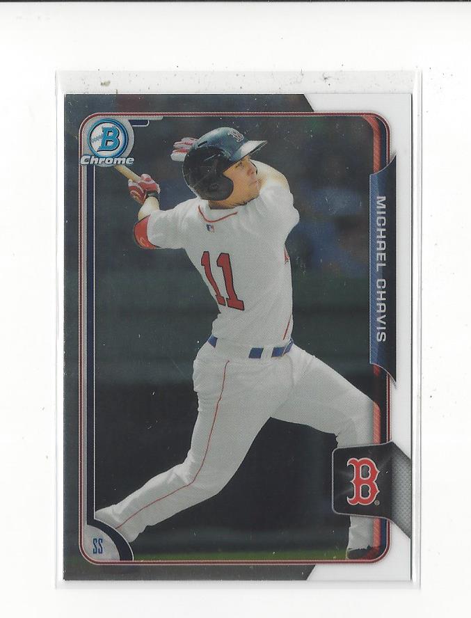 2015 Bowman Chrome Draft #133 Michael Chavis