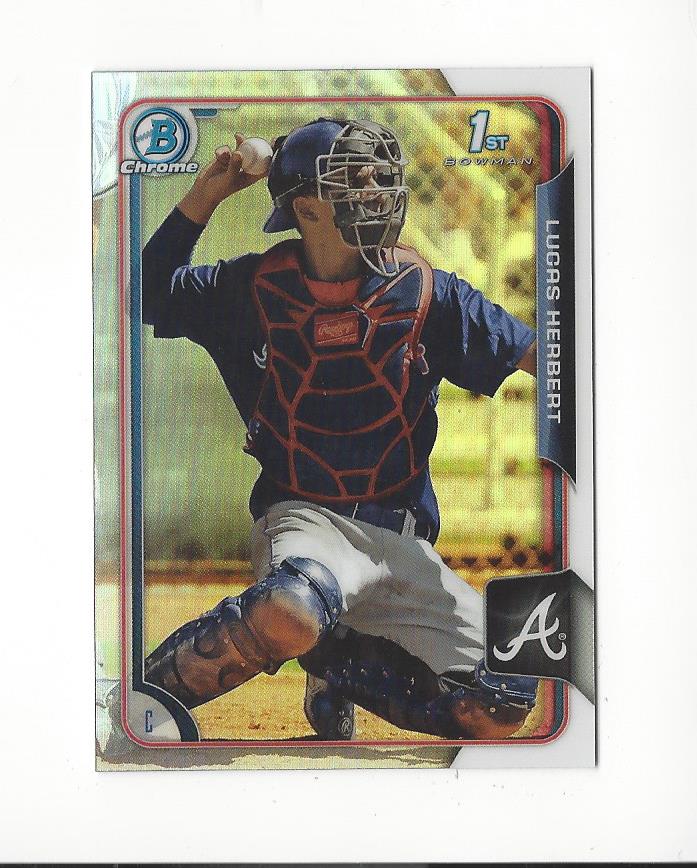 2015 Bowman Chrome Draft Refractors #41 Lucas Herbert