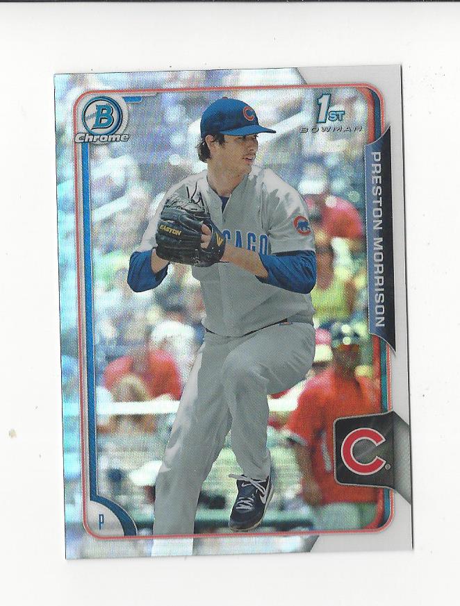2015 Bowman Chrome Draft Refractors #59 Preston Morrison