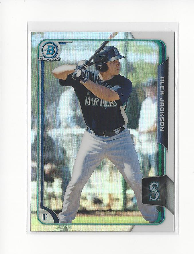 2015 Bowman Chrome Draft Refractors #74 Alex Jackson