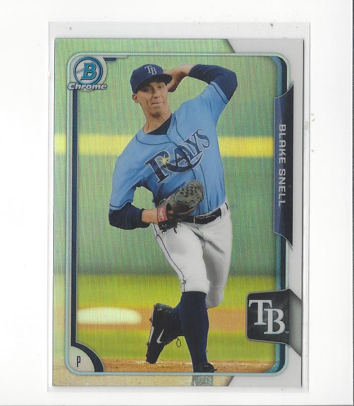 2015 Bowman Chrome Draft Refractors #107 Blake Snell