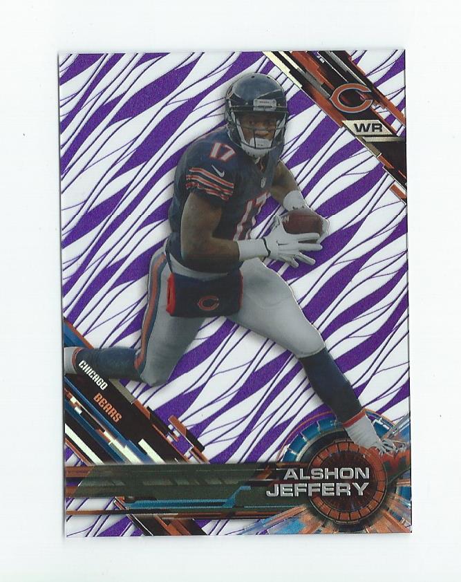 2015 Topps High Tek Purple Rainbow Diffractor #23 Alshon Jeffery A